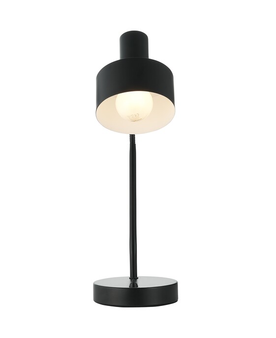 Minimalistická stolová lampička Matis od Nordluxu nájde využitie v knižnici aj na nočnom stolíku. Nastaviteľná hlava umožňuje nasmerovať lúč svetla, vyberte si z 2 farieb.