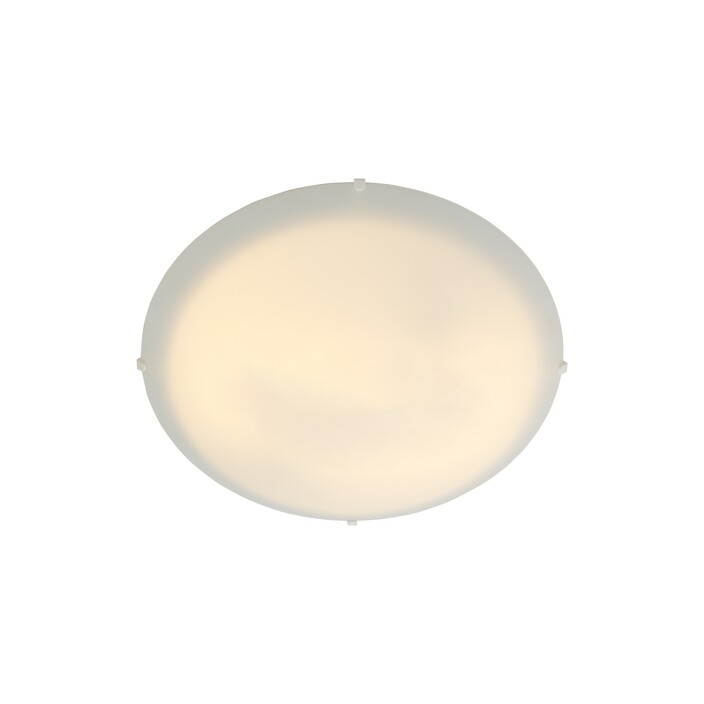 Minimalistické nástenné/stropné svietidlo Nordlux Standard so skleneným tienidlom poskytujúcim mäkké a teplé svetlo (biela)