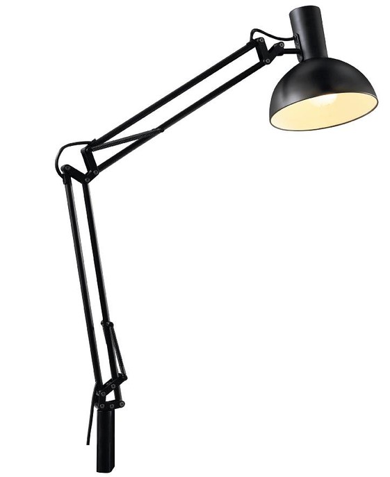 Dizajnová ultifunkčná lampa Arki od Nordluxu s nastaviteľným ramenom a viacerými možnosťami upevnenia vo dvoch farbách