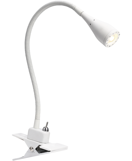 Praktická LED lampička Nordlux Mento s klipom na umiestnenie kdekoľvek v byte