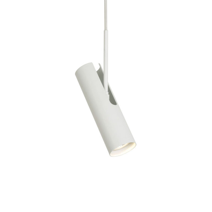 Minimalistické závesné svietidlo Nordlux Mib 6 so severskou eleganciou, ktoré vrhá dokonalé a priamo nasmerované svetlo (biela)