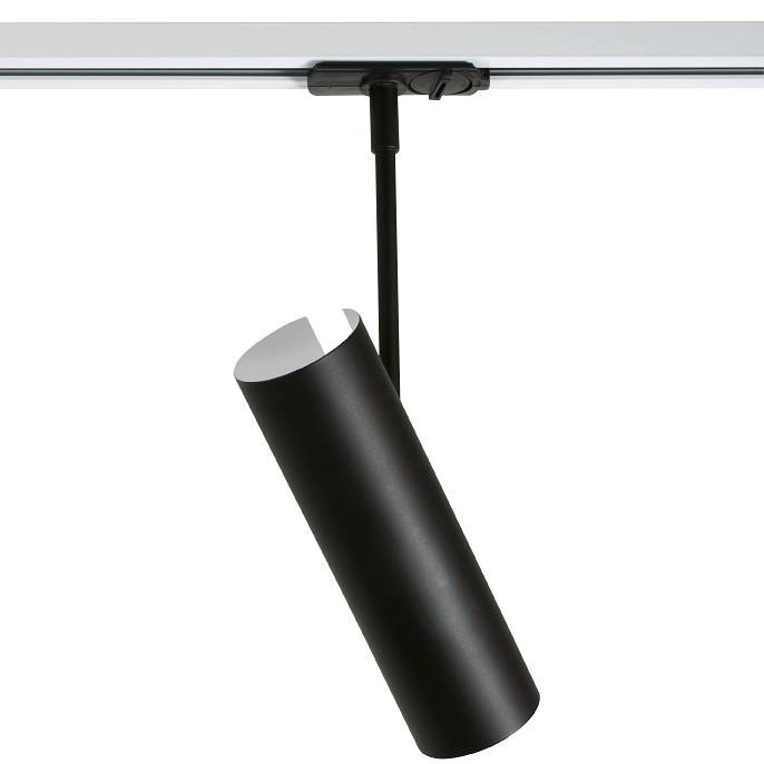 Minimalistické stropné svietidlo pre systém Link Nordlux Mib 6, vrhajúce dokonalé a priamo smerované svetlo (čierna)