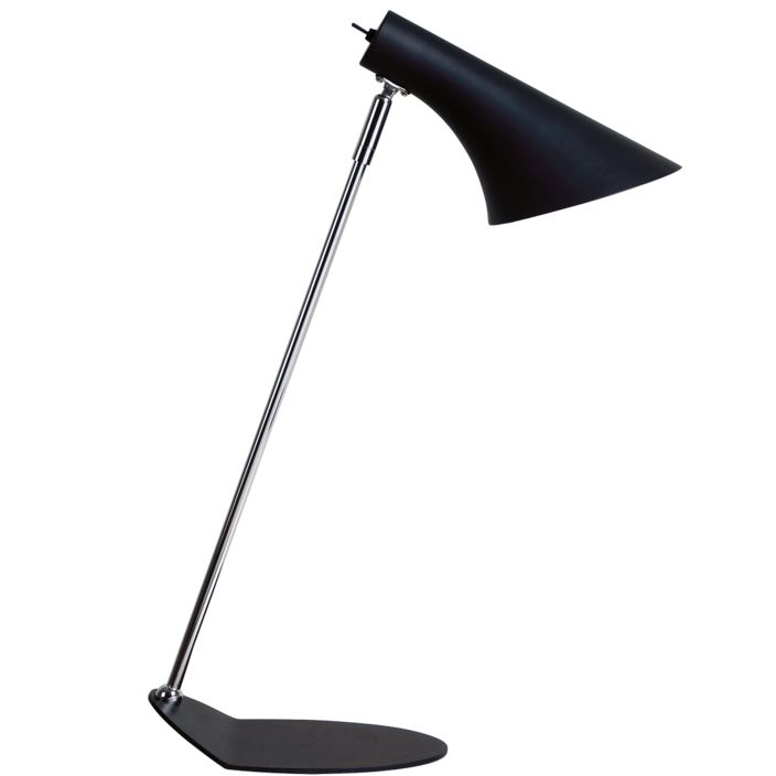 Kvalitný kov, žiadne prebytočné detaily – stolová lampička Nordlux Vanila v bielej alebo čiernej farbe (čierna)