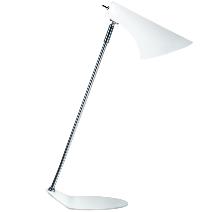 Kvalitný kov, žiadne prebytočné detaily – stolová lampička Nordlux Vanila v bielej alebo čiernej farbe (biela)