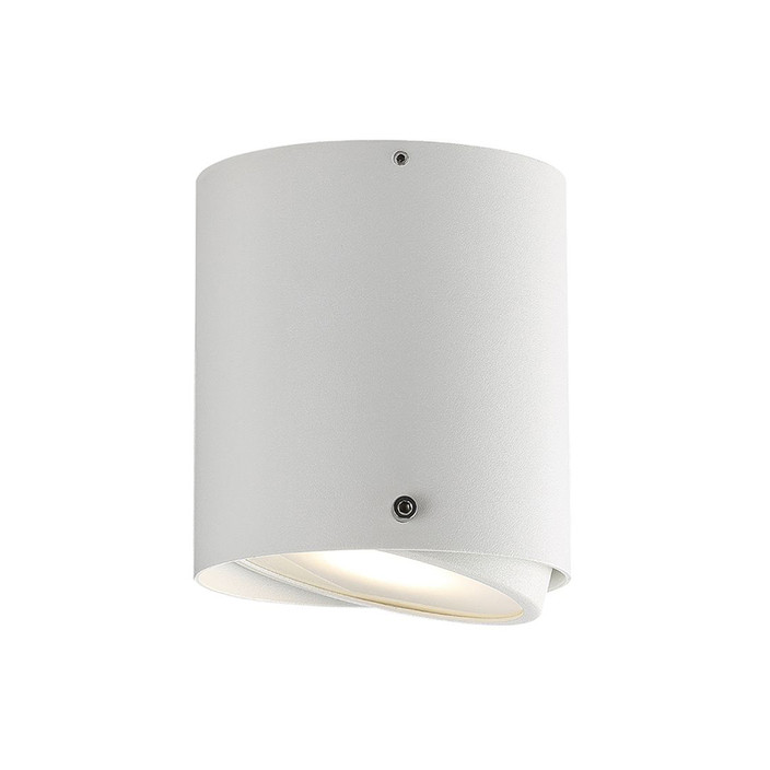 Jednoduché stropné svietidlo Nordlux IP S4 s nastaviteľným sklonom, vhodné do kúpeľne, vo dvoch farebných variantoch (biela)