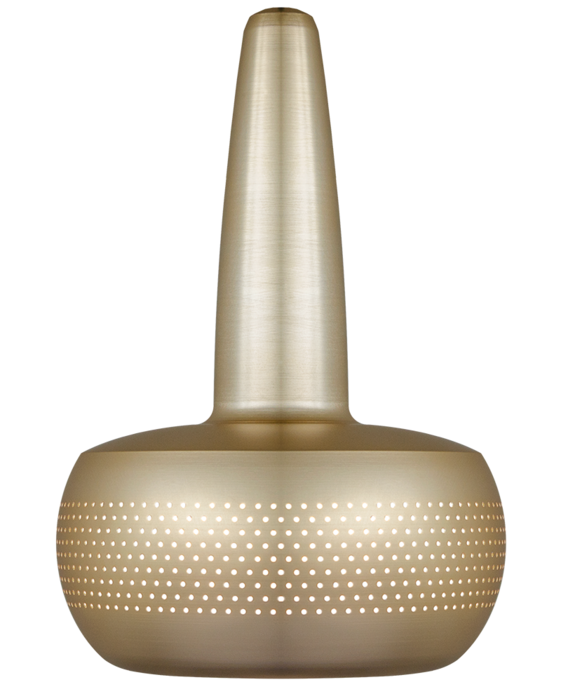 UMAGE Clava – lampa z lešteného hliníka v modernom severskom štýle. Do jedálne aj baru