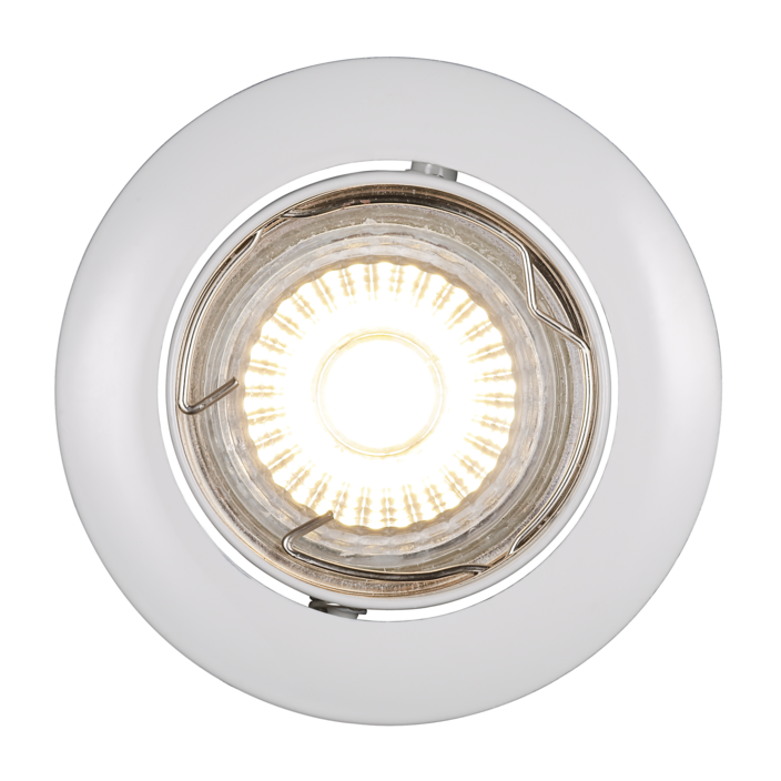 Set troch vstavaných nastaviteľných bodových svietidiel Nordlux Recess 3-KIT vo dvoch farbách vrátane LED žiaroviek (biela)