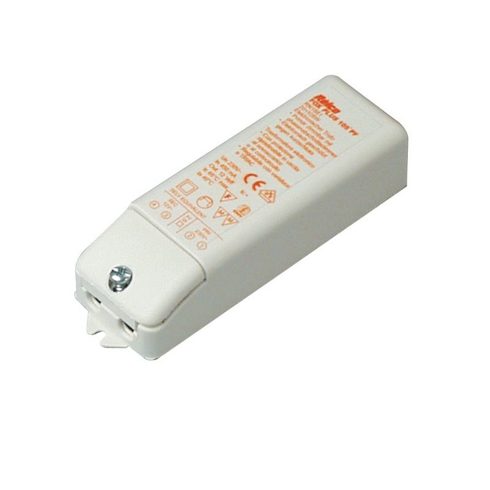 Elektronické trafo na použitie so svietidlami s výkonom 20 – 105 W. (biela)
