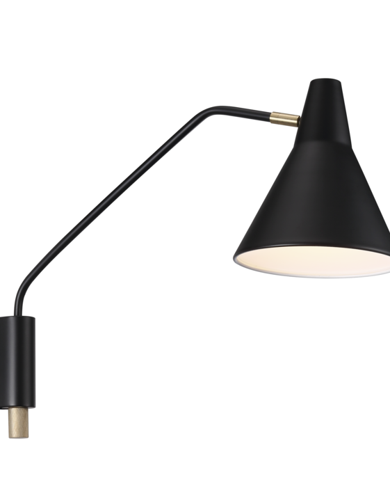 Nástenná lampa Nordlux Brassy – čistá klasika korunovaná mosadznými detailmi