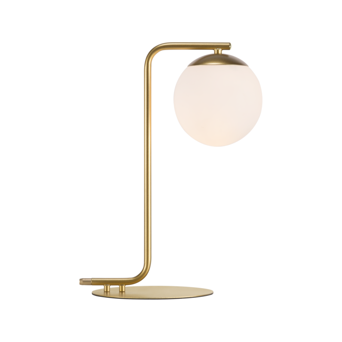 Nordlux Grant – elegantná stolová lampička. Nadčasová kombinácia skla, kovu a štýlu (mosadz)