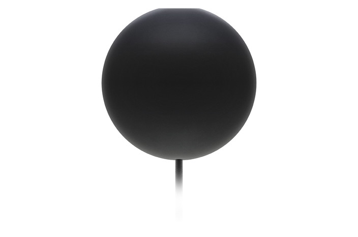 Originálny záves UMAGE Cannonball v tvare delovej gule. Čierny alebo biely silikón (čierna)