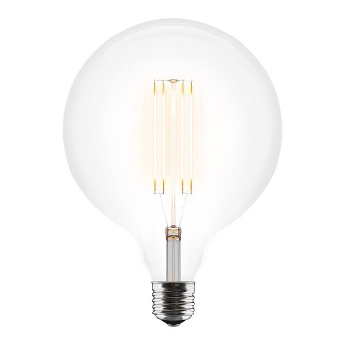 3W LED žiarovka UMAGE Idea s priemerom 12,5 cm, vhodná pre svietidlá so závitom E27 nielen značky UMAGE (číra)