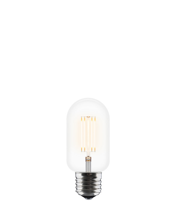 2W LED žiarovka UMAGE Idea s priemerom 4,5 cm, vhodná pre svietidlá so závitom E27 nielen značky UMAGE. (číra)
