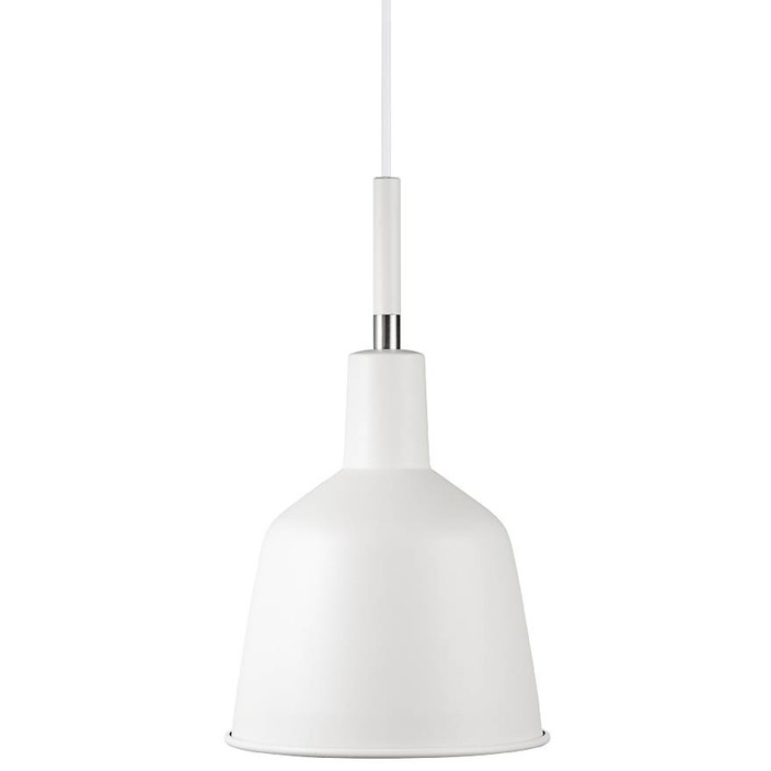 Svetlo Nordlux Patton inšpirované dielenskými lampami z 20. rokov v krémovo bielej alebo čiernej farbe (krémovo biela)