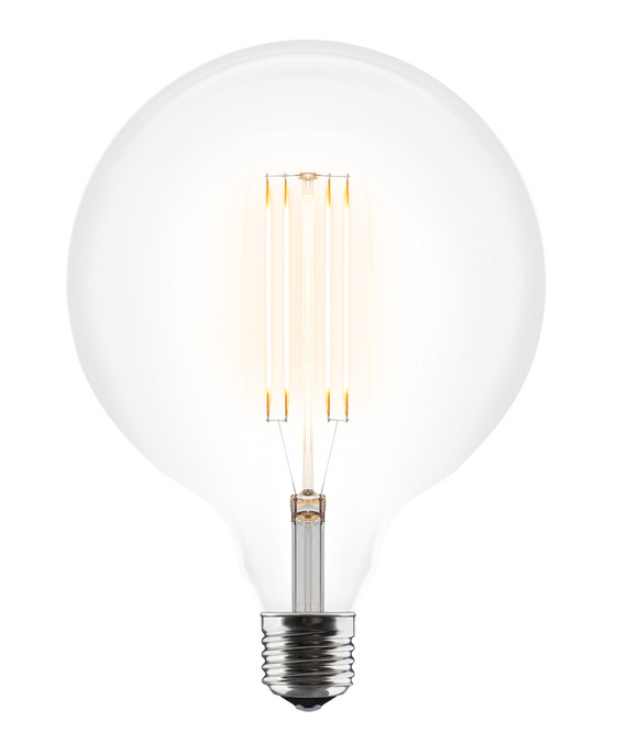 3W LED žiarovka UMAGE Idea s priemerom 12,5 cm, vhodná pre svietidlá so závitom E27 nielen značky UMAGE