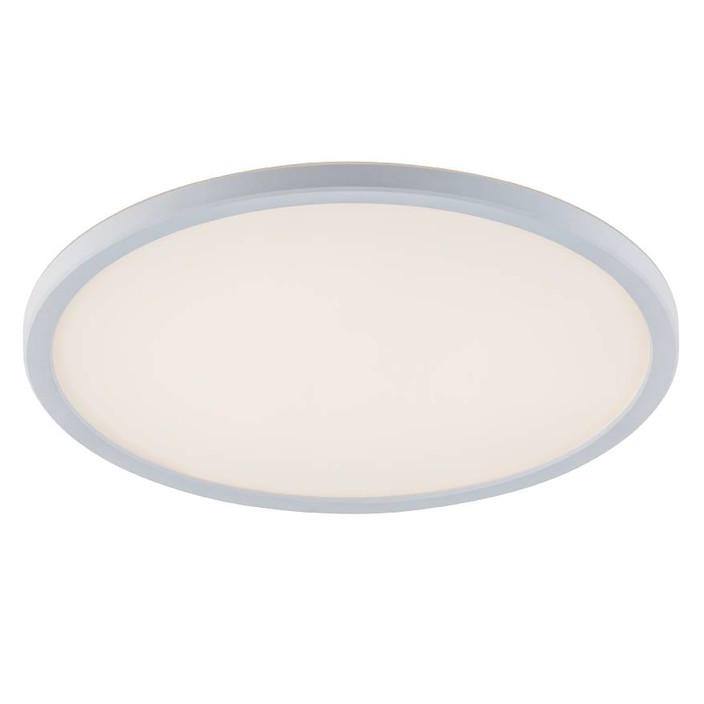 Stropné LED svietidlo Bronx 2700K IP54 stmievateľné od Nordluxu okrúhleho tvaru v klasickom jednoduchom dizajne do kúpeľne (biela)
