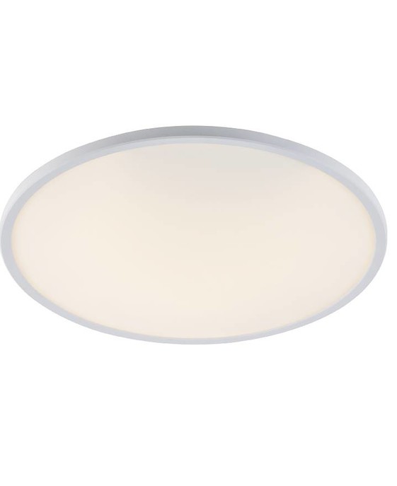 Stropné LED svietidlo Bronx 2700K IP54 stmievateľné od Nordluxu okrúhleho tvaru v klasickom jednoduchom dizajne do kúpeľne.